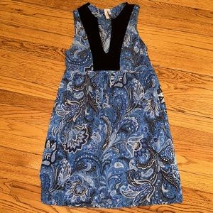 Sweet Pea Paisley blue dress